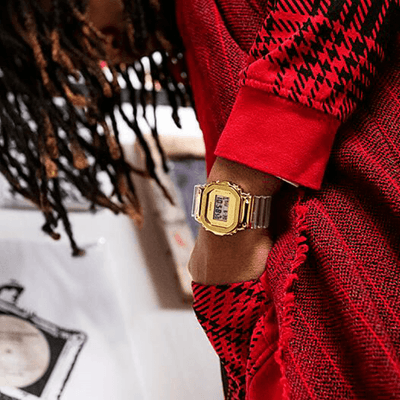 Relógio Masculino G-Shock Casio Dourado GM-5600SG-9DR
